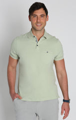 Green Luxe Cotton Interlock Polo Shirt - stjohnscountycondos