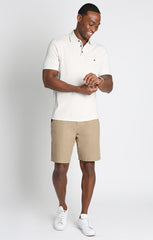 Stone Luxe Cotton Interlock Polo Shirt - stjohnscountycondos