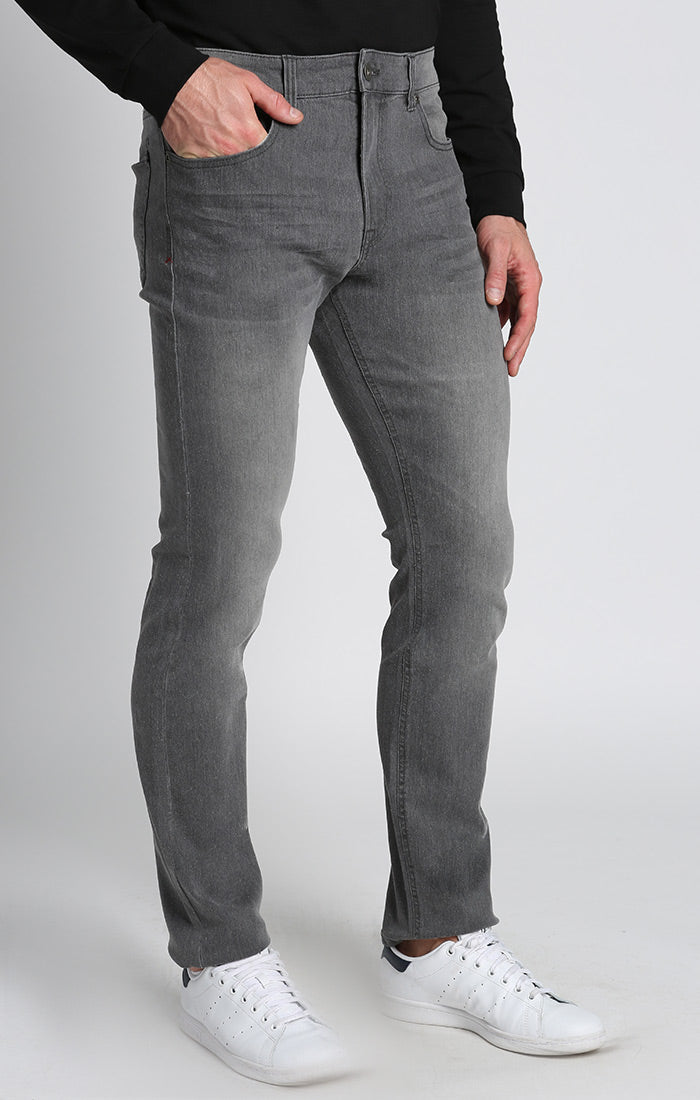 Vintage Grey Straight Fit Stretch Denim - stjohnscountycondos