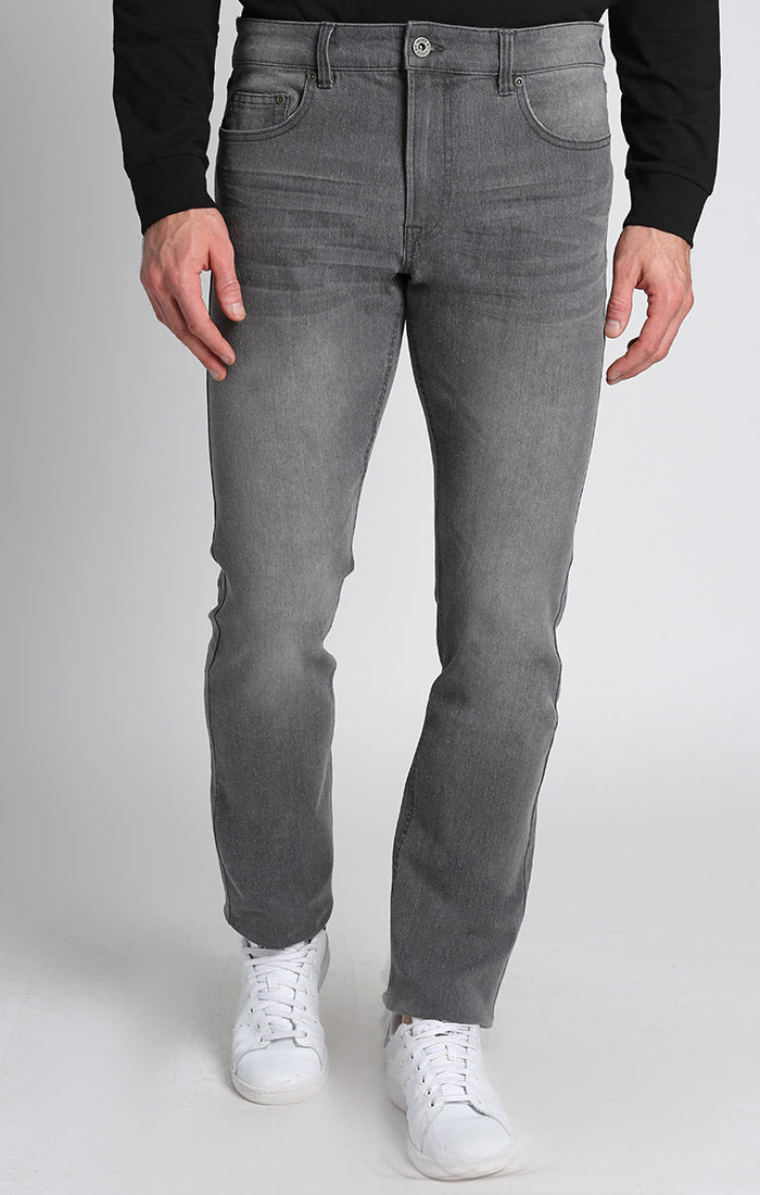 Vintage Grey Straight Fit Stretch Denim - stjohnscountycondos