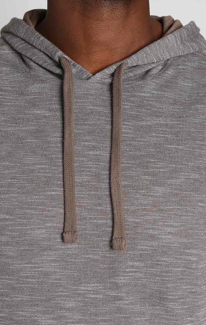 Grey Novelty Knit Pullover Hoodie - stjohnscountycondos