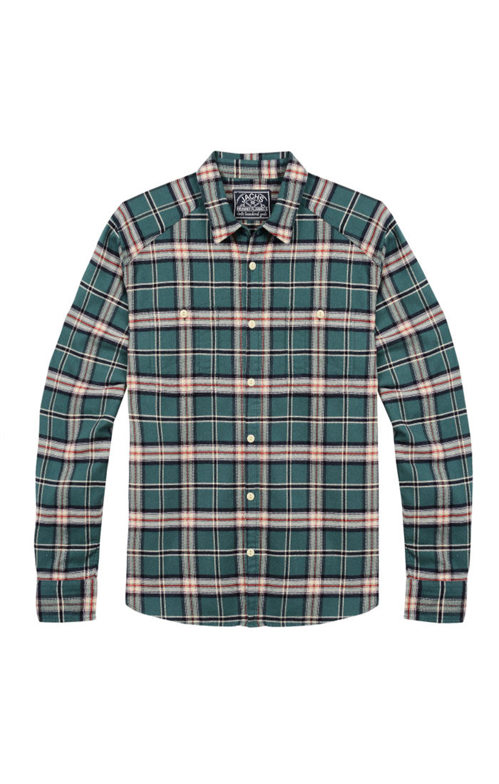 Green Plaid Flannel Shirt - stjohnscountycondos