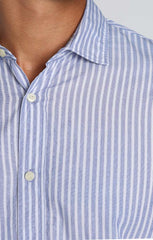 Blue Striped Laundered Shirt - stjohnscountycondos