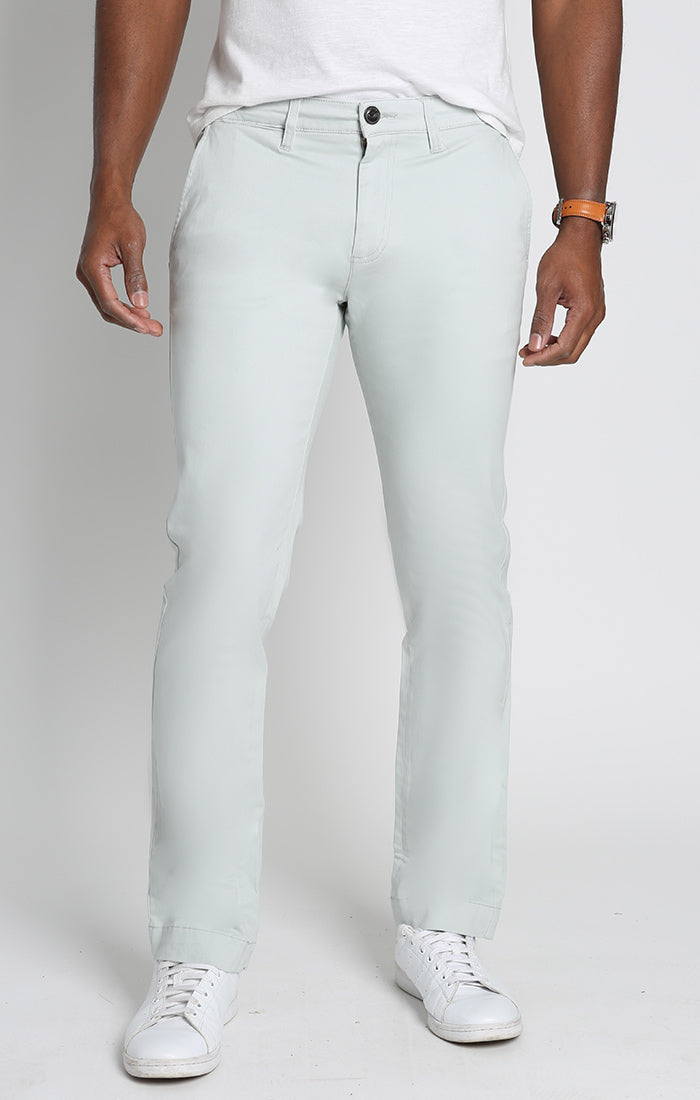 Light Blue Straight Fit Stretch Bowie Chino - stjohnscountycondos