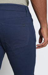 Navy Stretch Slim Fit 5 Pocket Twill Pant - stjohnscountycondos