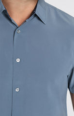 Blue Gravityless Short Sleeve Shirt - stjohnscountycondos