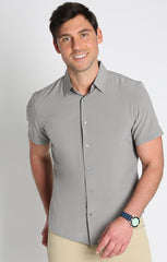 Grey Gravityless Short Sleeve Shirt - stjohnscountycondos