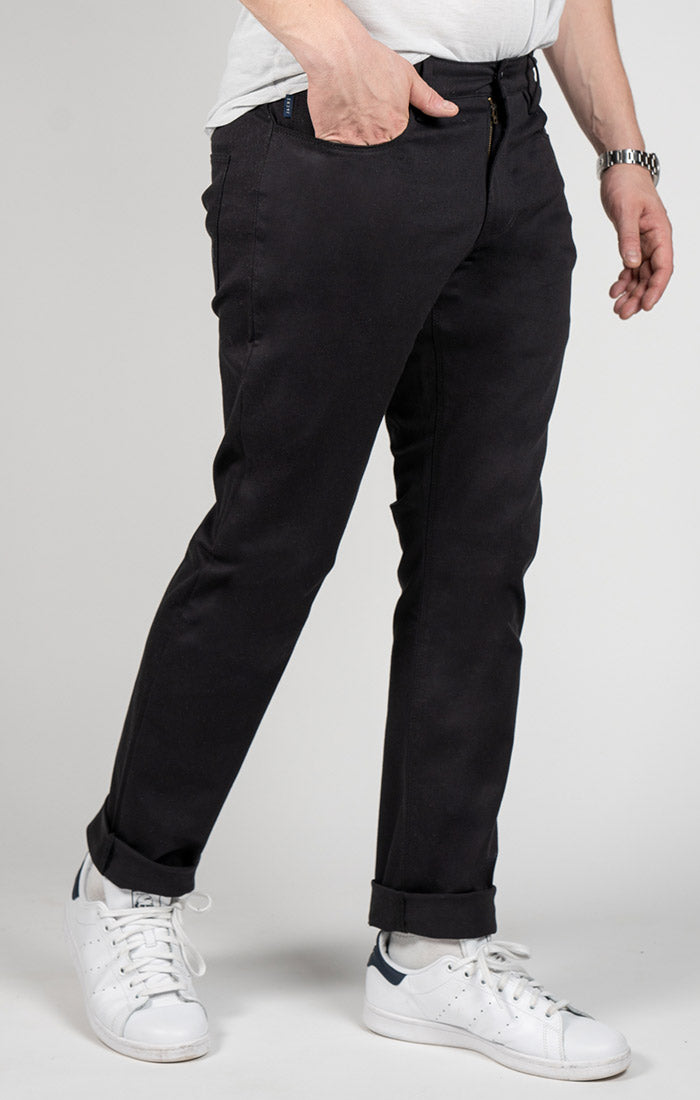 Black Straight Fit Premium Flex Pant - stjohnscountycondos