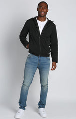 Black Nylon Spandex Windbreaker Jacket - stjohnscountycondos