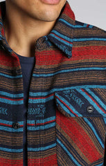 Blanket Stripe Wool Blend Shirt Jacket - stjohnscountycondos