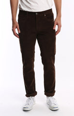 Brown Straight Fit Stretch Corduroy Pant - stjohnscountycondos