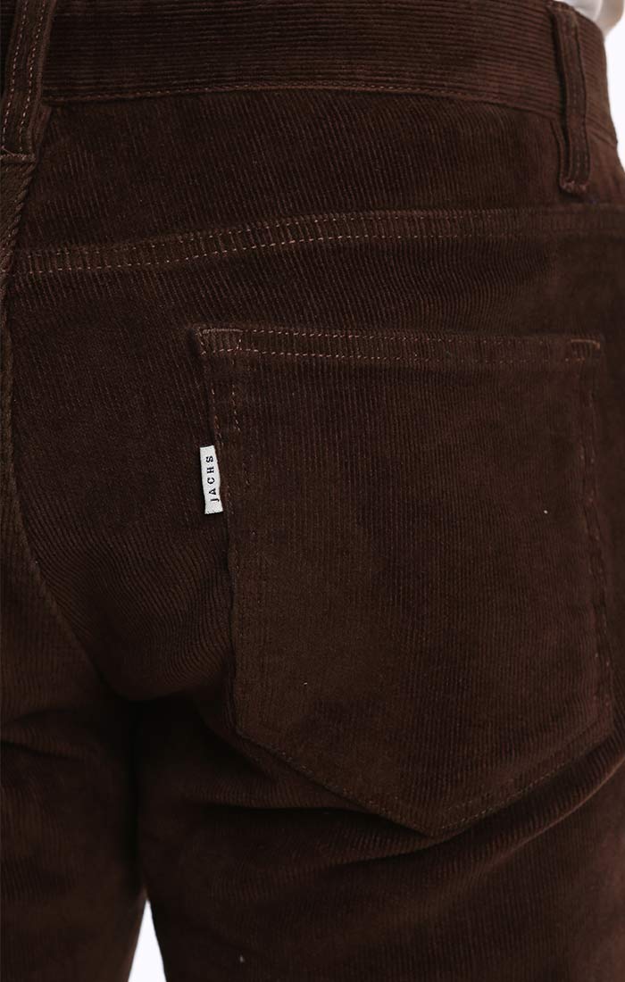 Brown Straight Fit Stretch Corduroy Pant - stjohnscountycondos