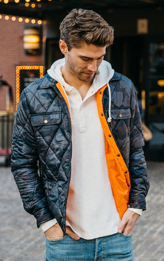 Quilted Camo Shirt Jacket - stjohnscountycondos