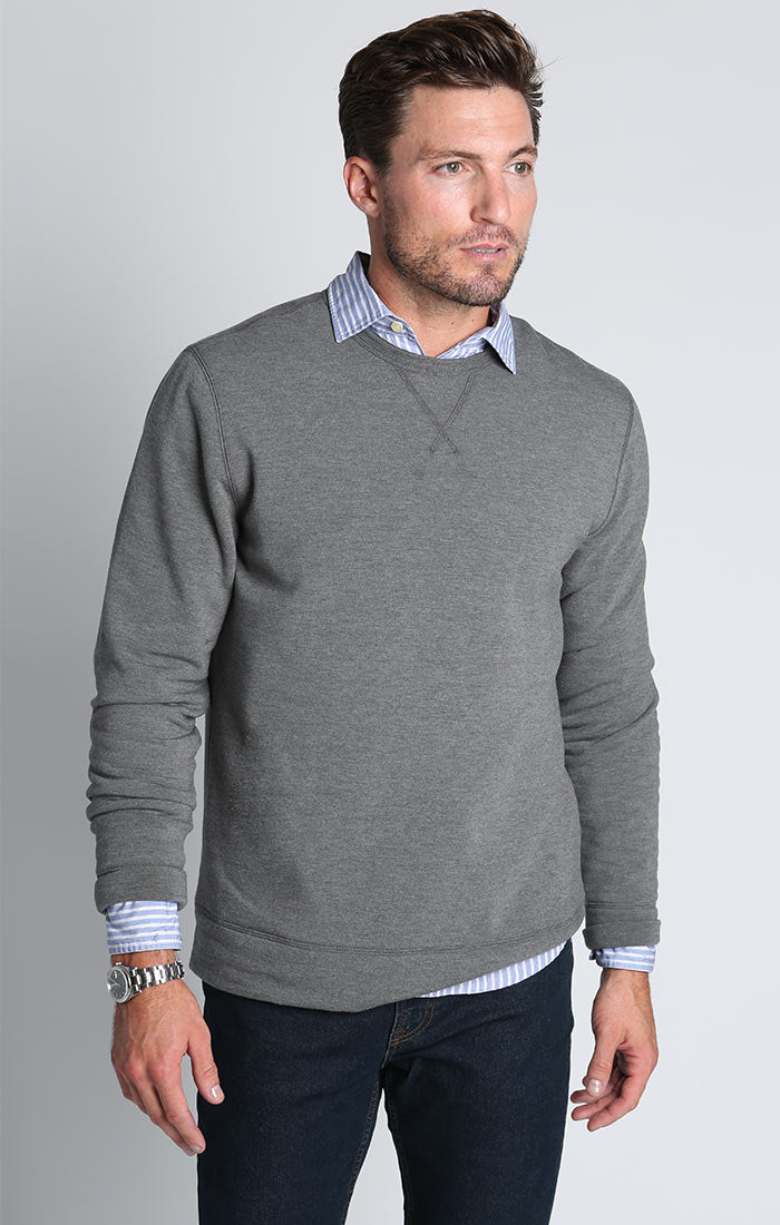 Charcoal Soft Touch Crewneck - stjohnscountycondos
