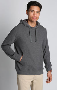 Charcoal Stretch Poly Rayon Hoodie - stjohnscountycondos