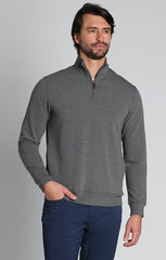 Charcoal Soft Touch Quarter Zip Pullover - stjohnscountycondos
