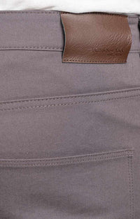 Grey Straight Fit Premium Flex Pant - stjohnscountycondos
