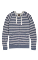 Blue Stripe French Terry Zip Up Hoodie - stjohnscountycondos