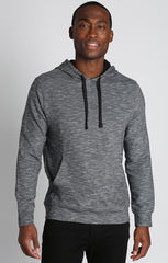 Charcoal Novelty Knit Pullover Hoodie - stjohnscountycondos