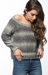 Ombre Off The Shoulder Sweater - stjohnscountycondos