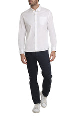 White Stretch Oxford Shirt - stjohnscountycondos