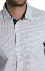 Wavy Print Long Sleeve Tech Shirt - stjohnscountycondos