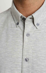 Grey Linen TriBlend Short Sleeve Shirt - stjohnscountycondos