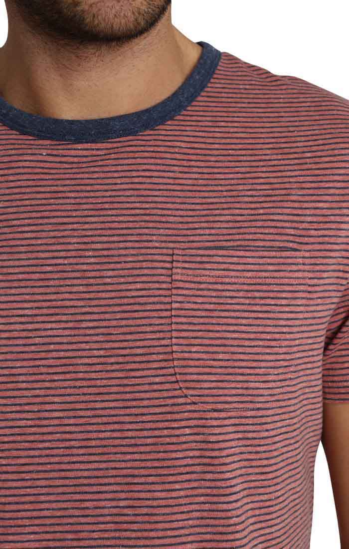 Red Striped TriBlend Tee - stjohnscountycondos