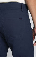 Navy Slim Fit Stretch Twill 5 Pocket Pant - stjohnscountycondos