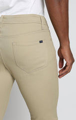 Khaki Stretch Straight Fit 5 Pocket Twill Pant - stjohnscountycondos