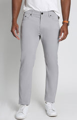 Grey Straight Fit 5 Pocket Tech Pant - stjohnscountycondos