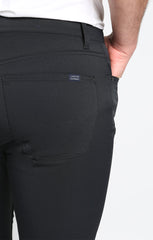 Black Straight Fit 5-Pocket Tech Pant - stjohnscountycondos