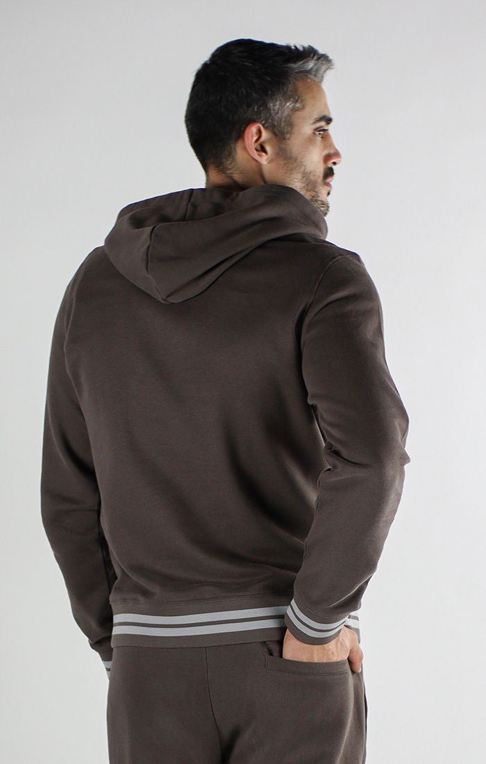 Brown Soft Touch Varsity Hoodie - stjohnscountycondos