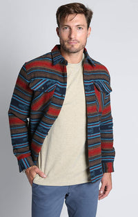 Blanket Multi Stripe Wool Shirt - stjohnscountycondos