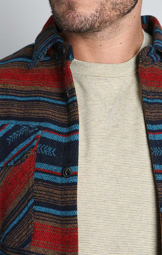 Blanket Multi Stripe Wool Shirt - stjohnscountycondos