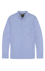 Blue Stretch Oxford Shirt - stjohnscountycondos