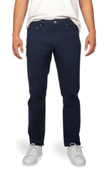 Navy Straight Fit Stretch Canvas Pant - stjohnscountycondos