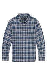 Blue Plaid Flannel Shirt - stjohnscountycondos