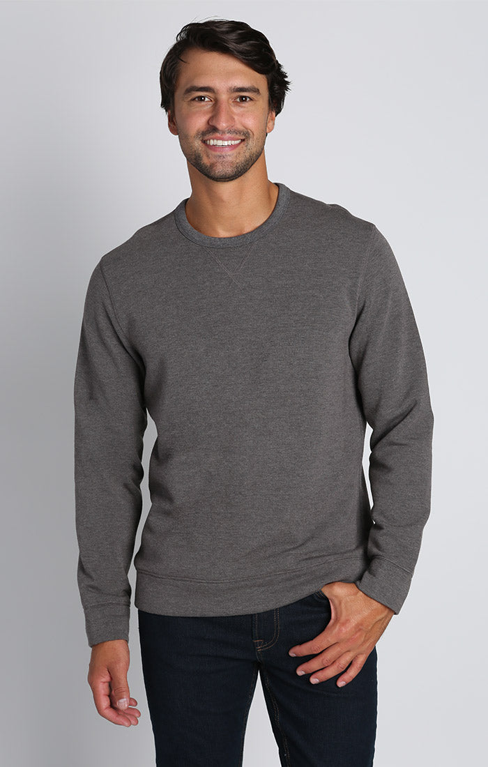 Charcoal Soft Touch Crewneck Pullover - stjohnscountycondos