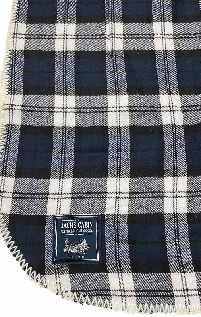 Grey Sherpa Lined Flannel Blanket - stjohnscountycondos