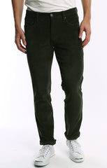 Olive Straight Fit Stretch Corduroy Pant - stjohnscountycondos