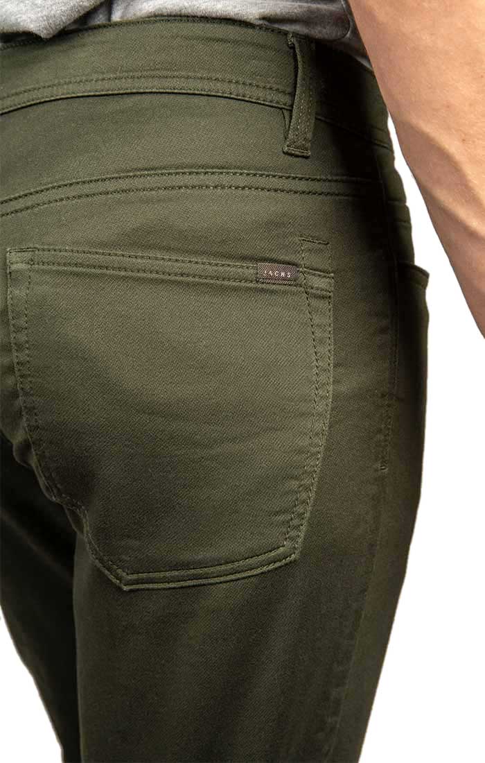 Green Straight Fit Stretch Traveler 5 Pocket Pant - stjohnscountycondos