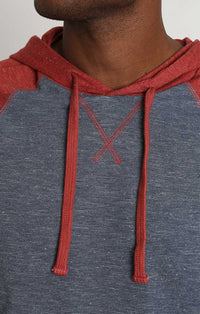 Red TriBlend Raglan Hooded Pullover - stjohnscountycondos