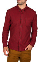 Red Houndstooth Flannel Shirt - stjohnscountycondos