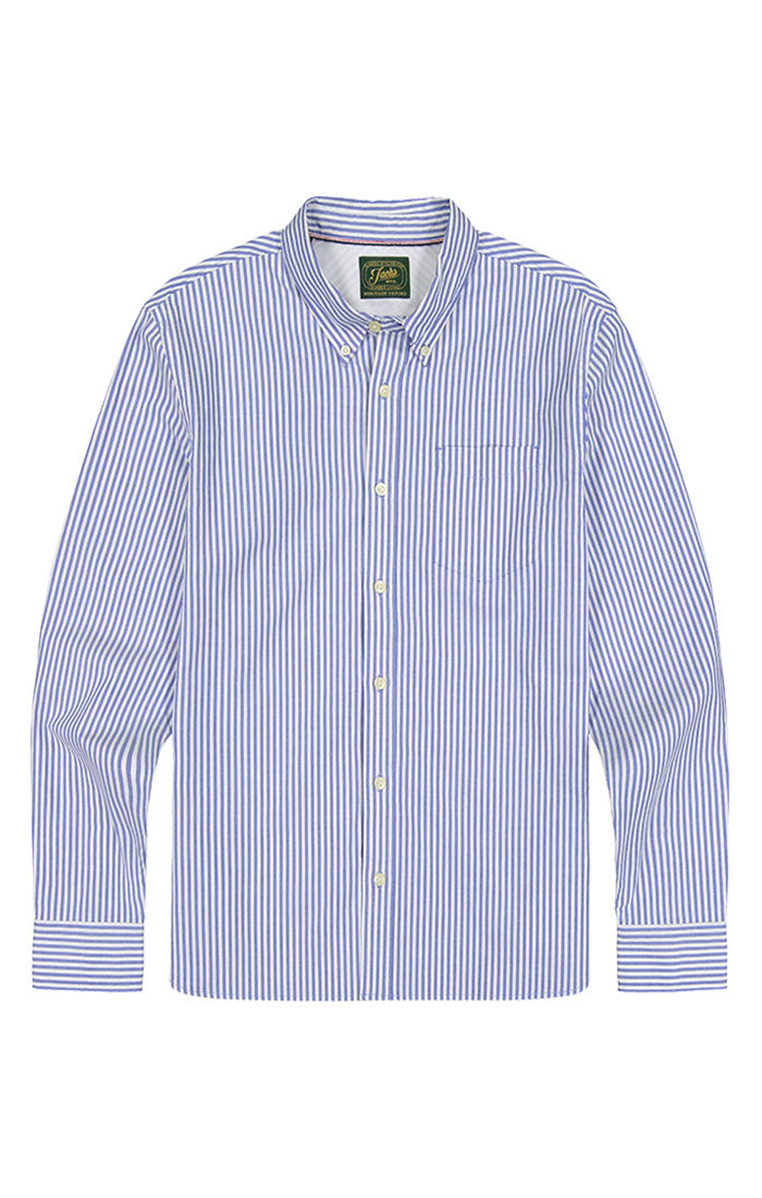 Striped Stretch Oxford Shirt - stjohnscountycondos